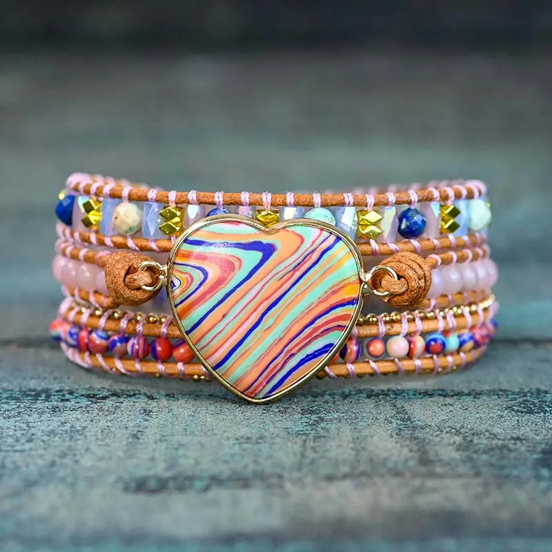 💖 Handgjort Emperor Sten Armband