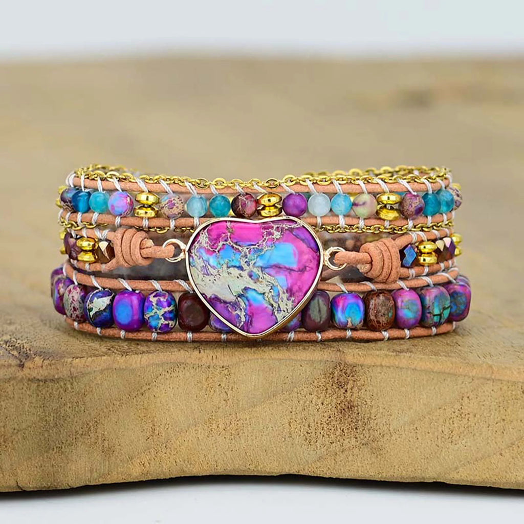 Lila Love Emperor Armband