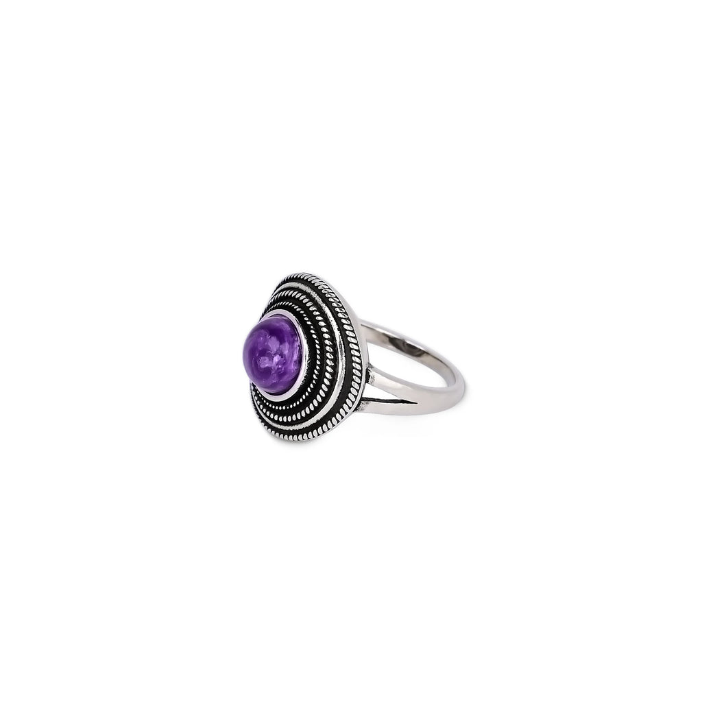 💜 Retro Charoite Ring
