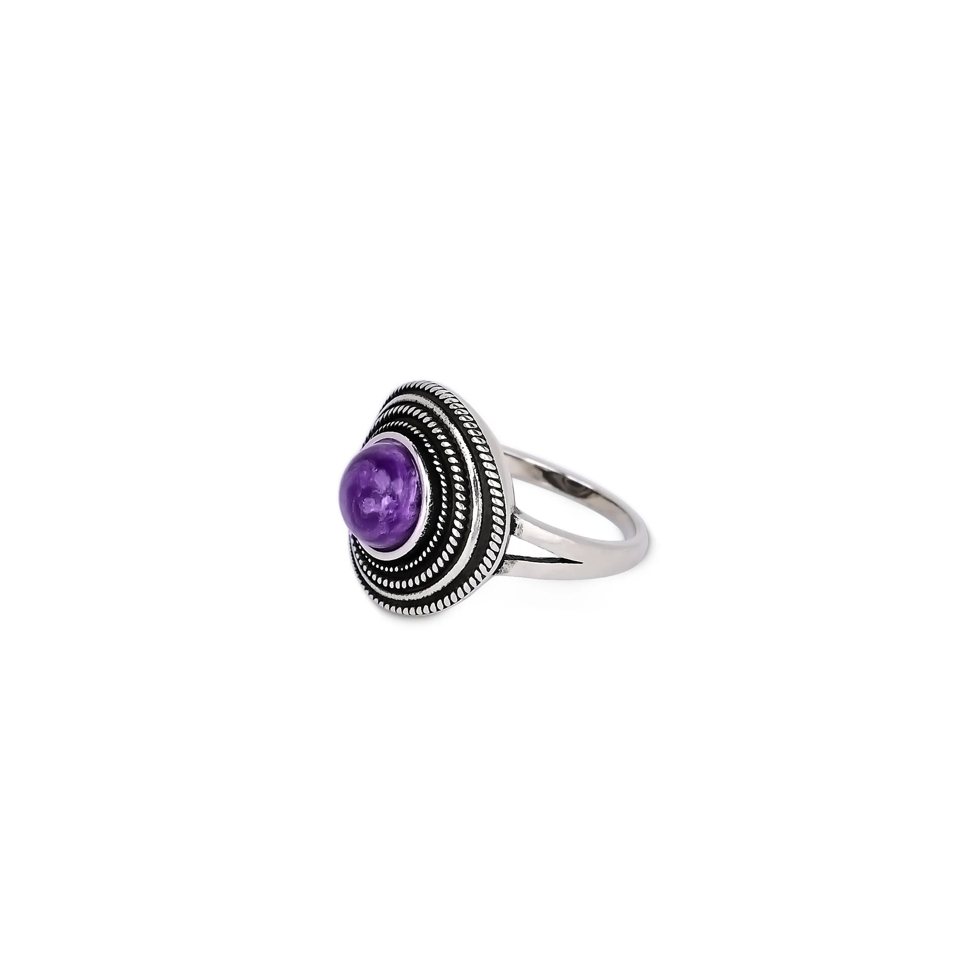 💜 Retro Charoite Ring