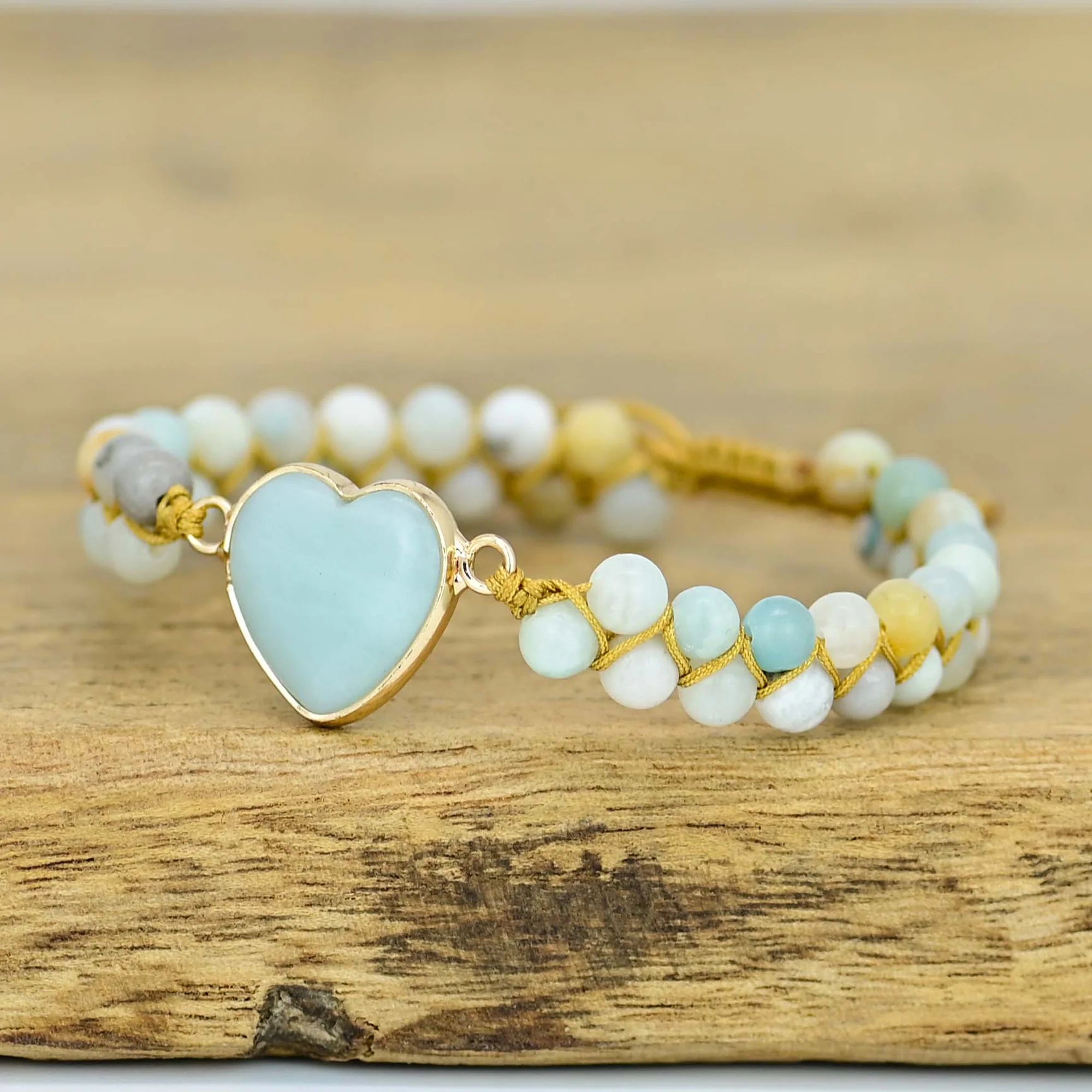 Amazonit Bohemiskt Armband