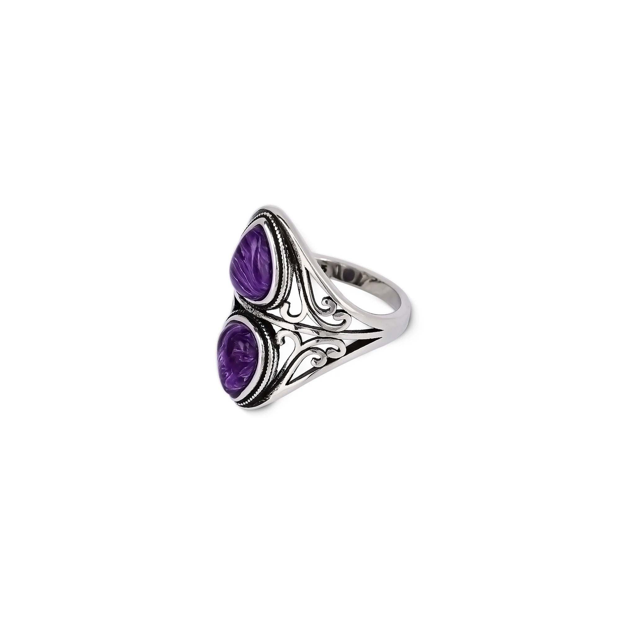 💜 Vintage Charoite Ring