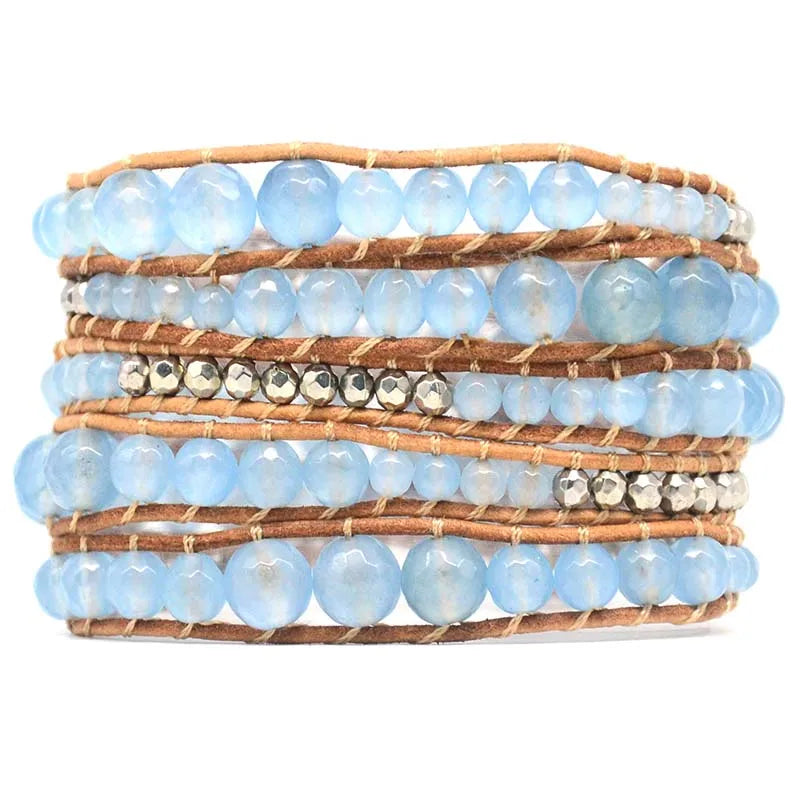 💎 Amazonit & Hematit Armband