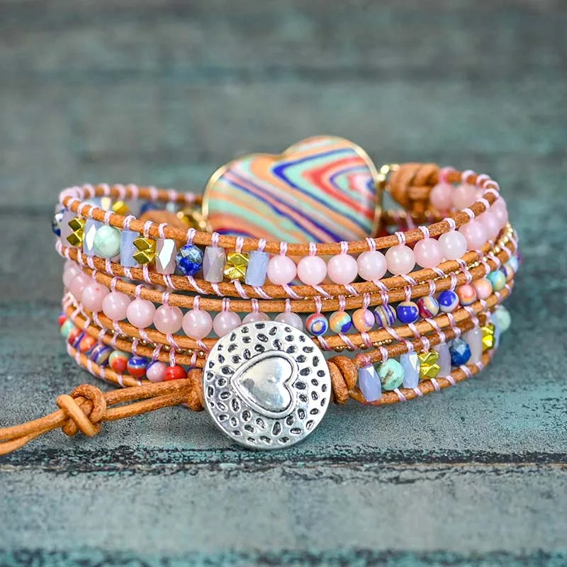 💖 Handgjort Emperor Sten Armband