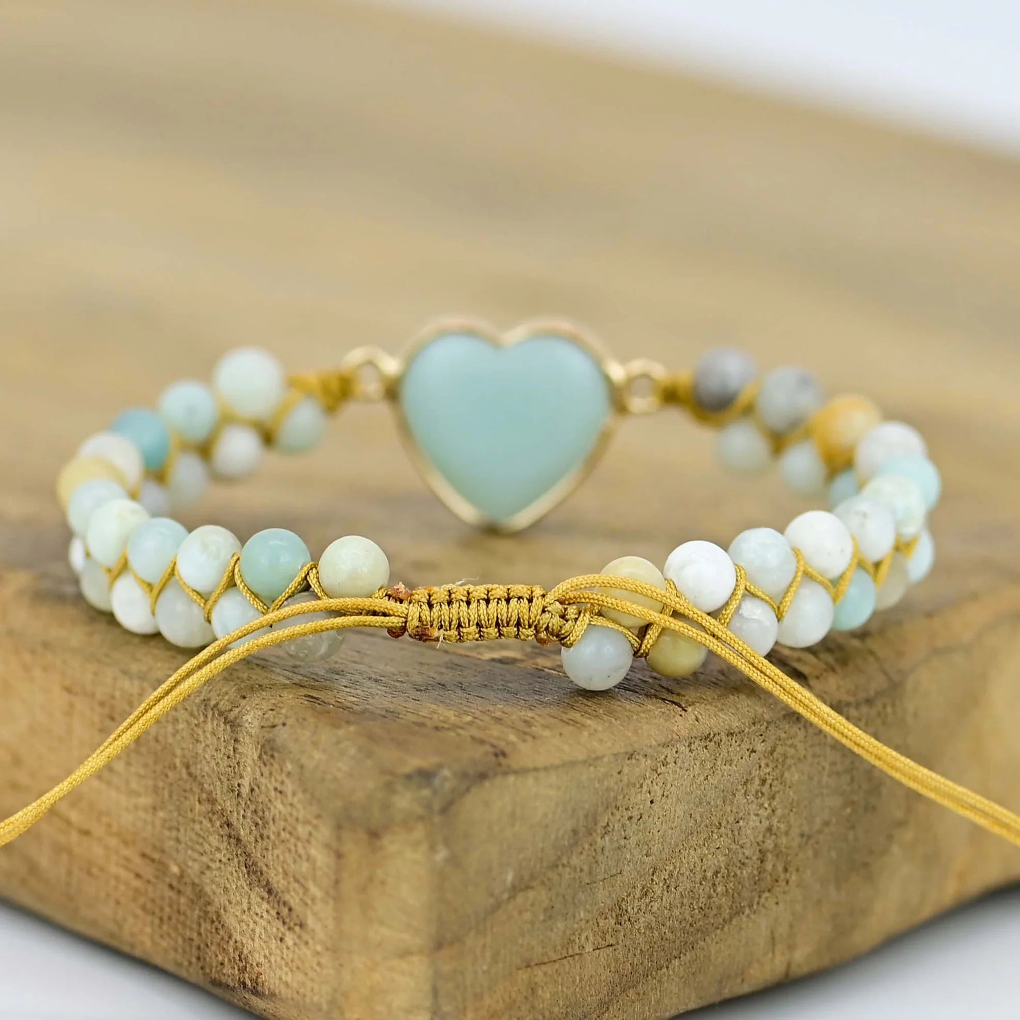 Amazonit Bohemiskt Armband