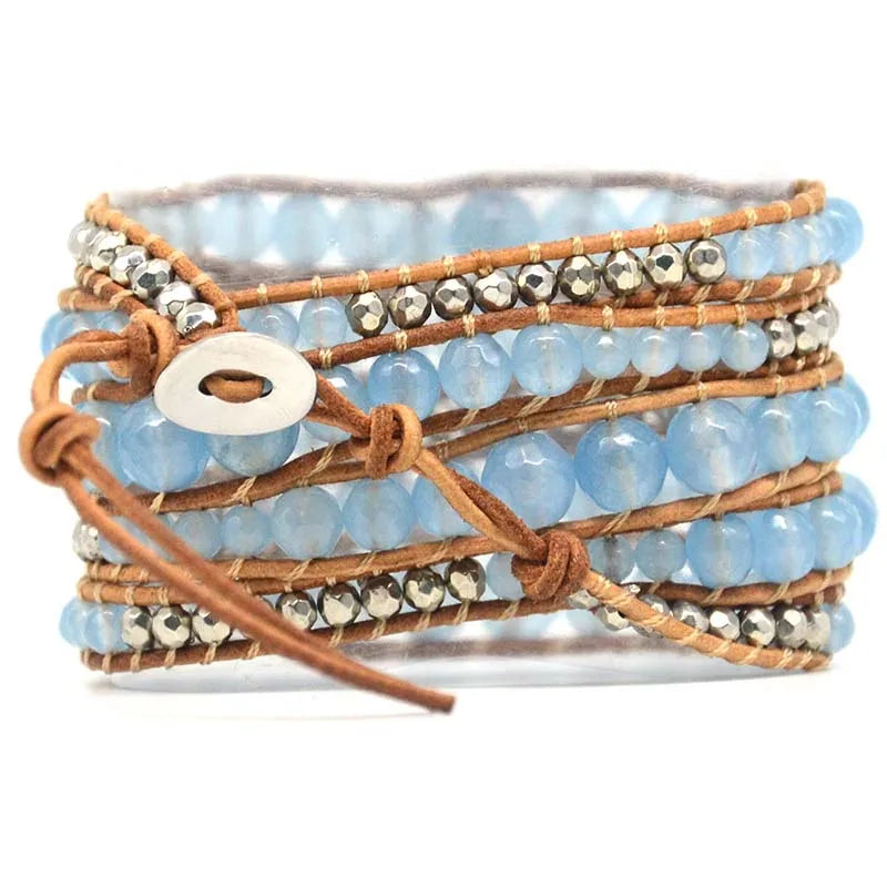 💎 Amazonit & Hematit Armband