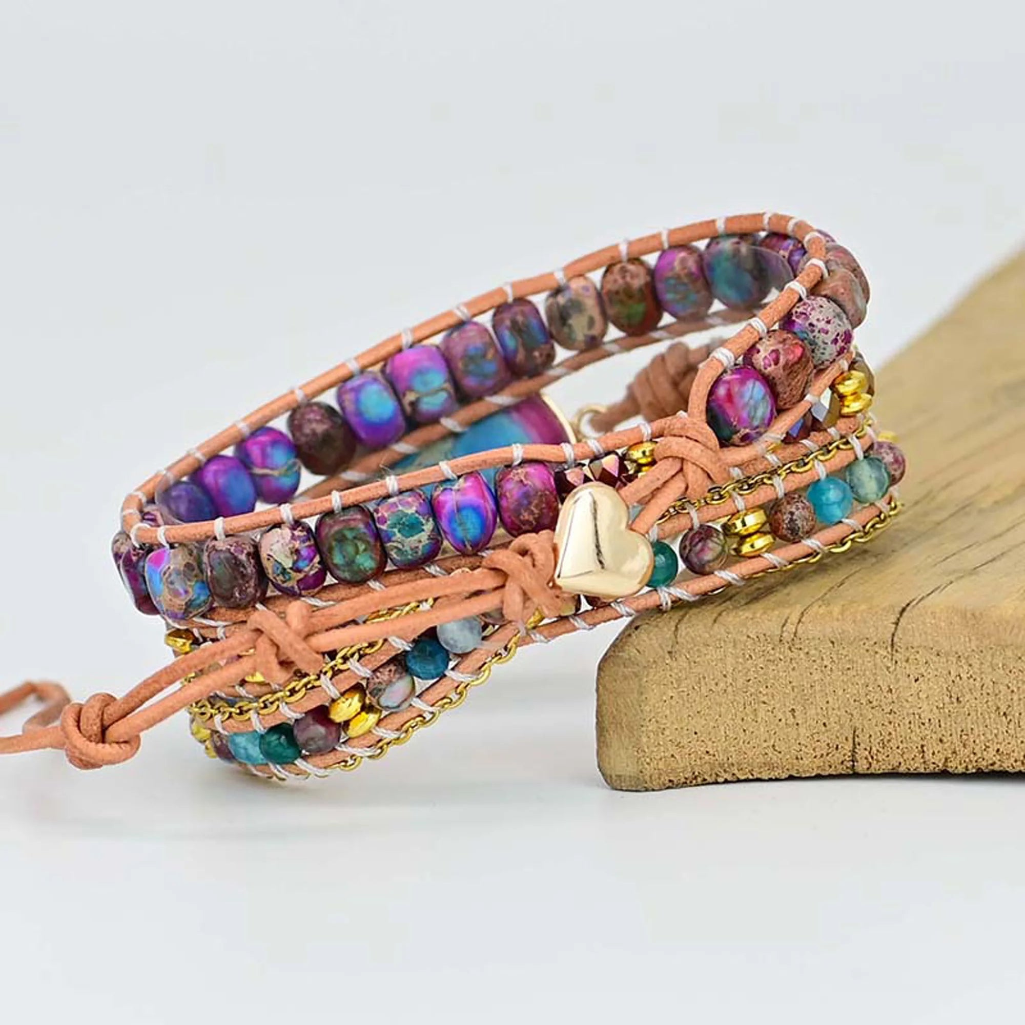 Lila Love Emperor Armband