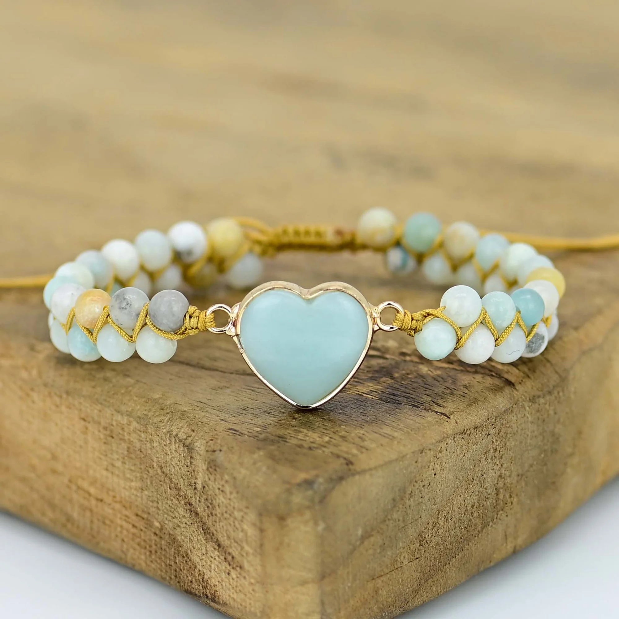 Amazonit Bohemiskt Armband