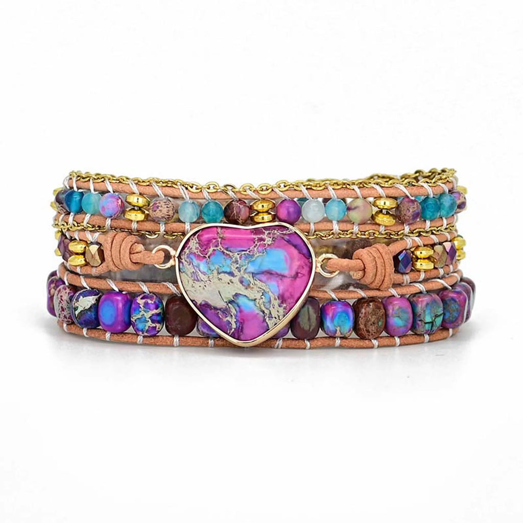Lila Love Emperor Armband