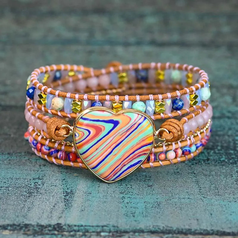 💖 Handgjort Emperor Sten Armband