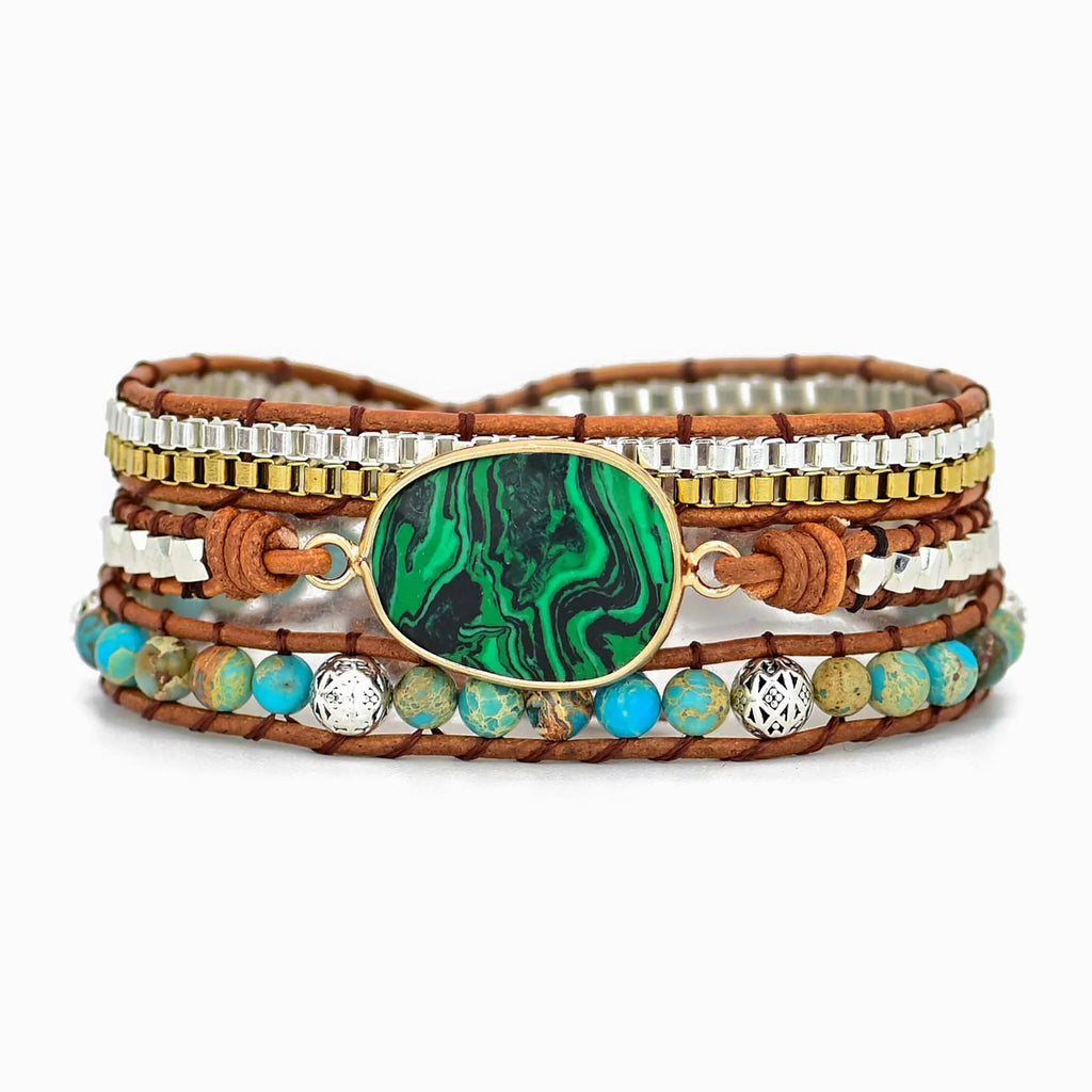 Bohemiskt 3-Lagers Wrap-armband