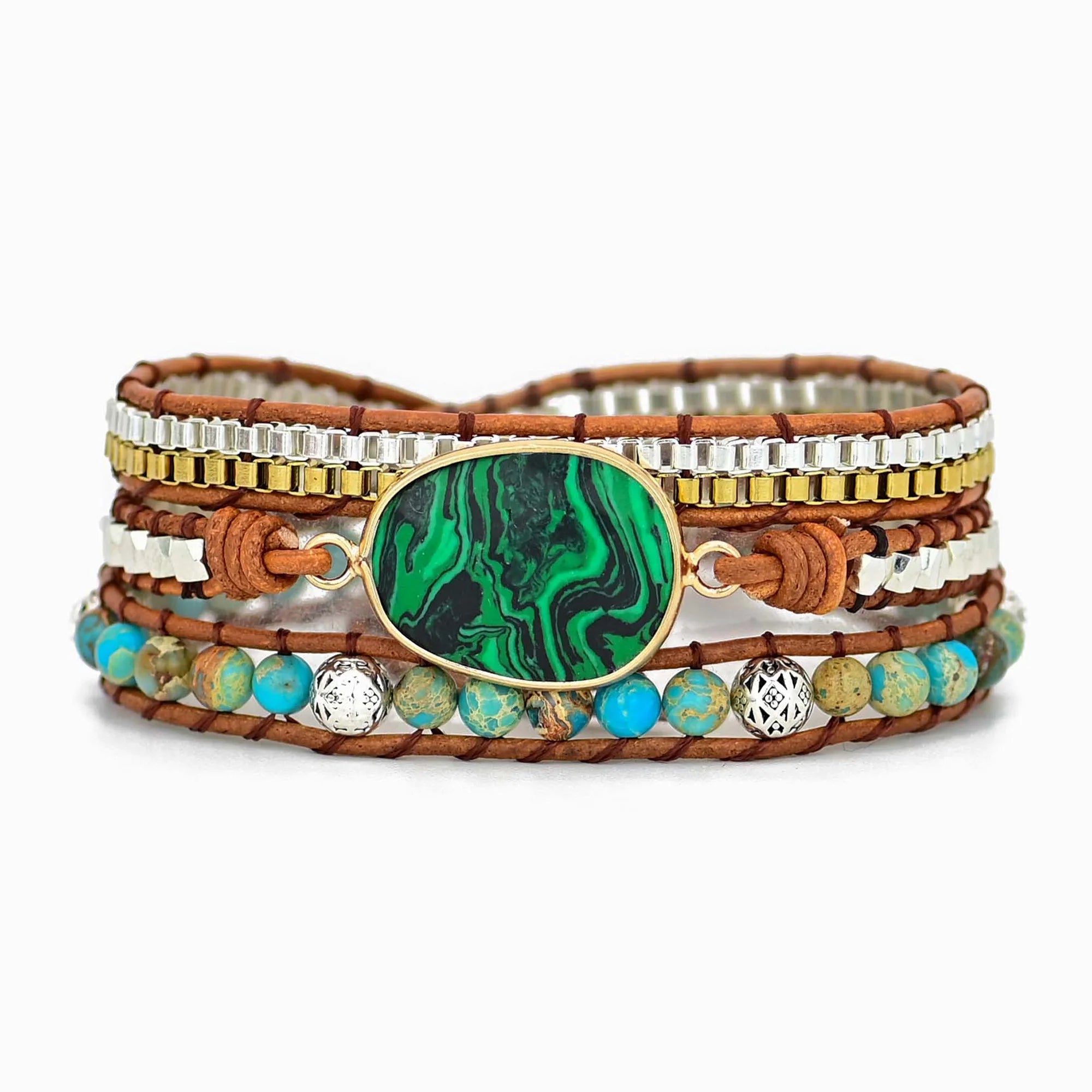 Bohemiskt 3-Lagers Wrap-armband