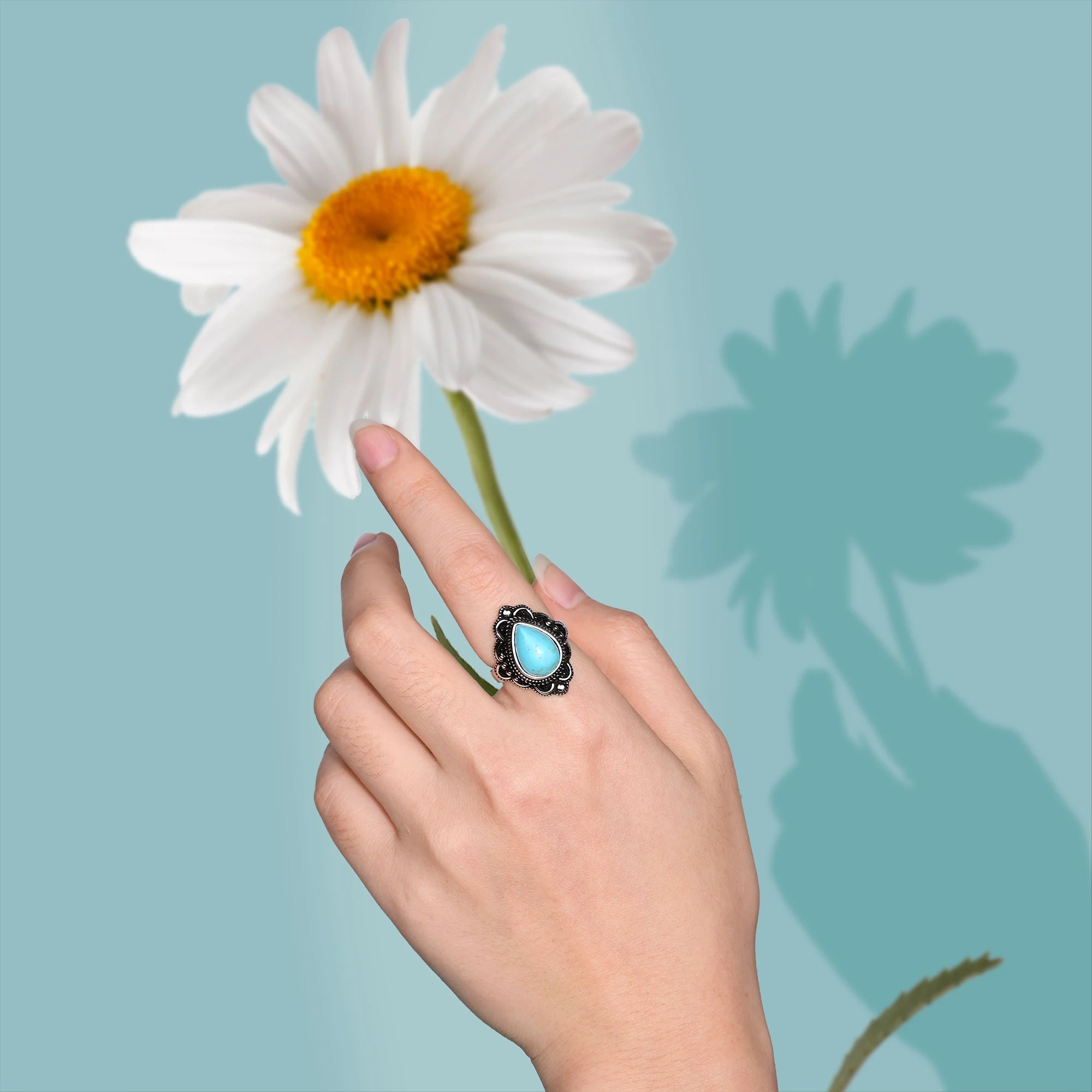 💎 Vintage Turquoise Ring