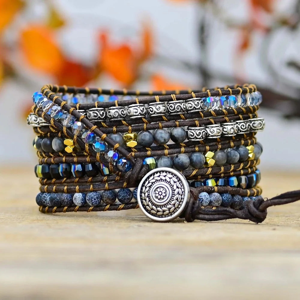 Svart Bohemiskt Armband