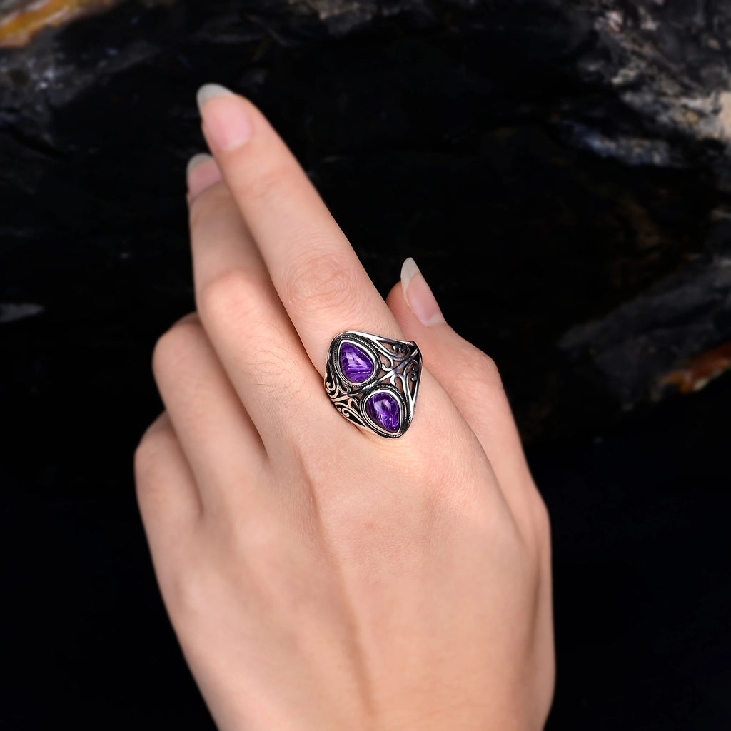💜 Vintage Charoite Ring
