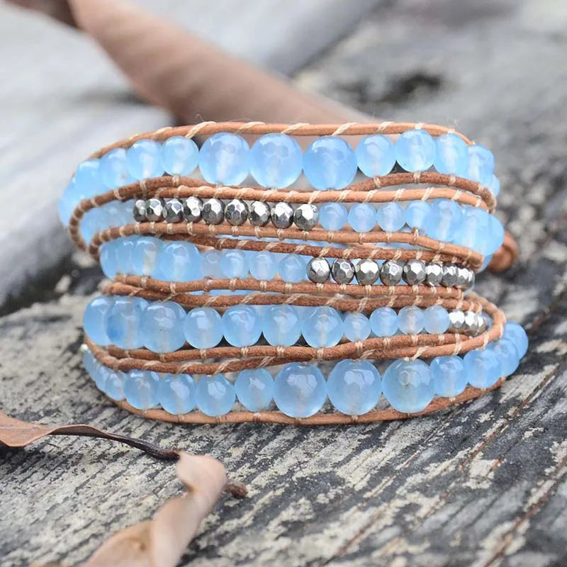 💎 Amazonit & Hematit Armband