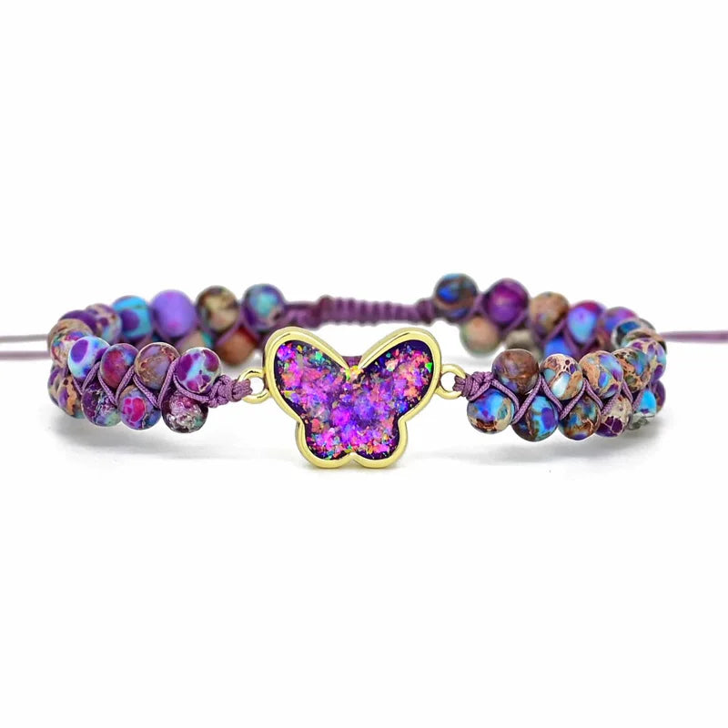🦋 Butterfly Opal Armband