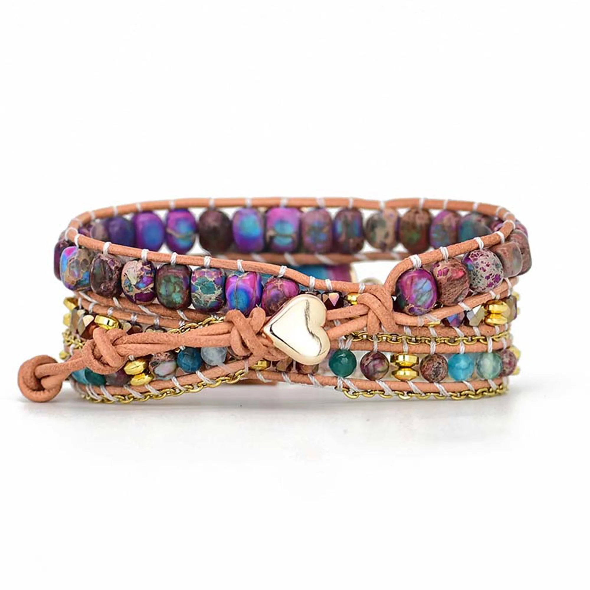 Lila Love Emperor Armband