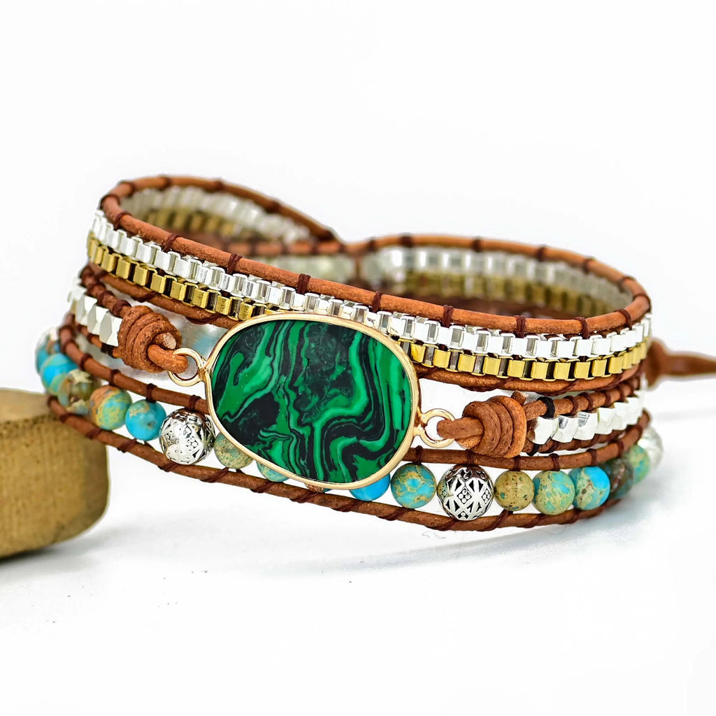 Bohemiskt 3-Lagers Wrap-armband