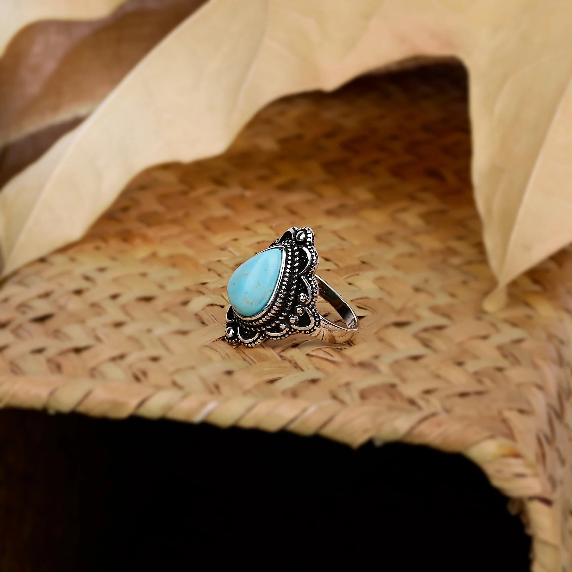 💎 Vintage Turquoise Ring