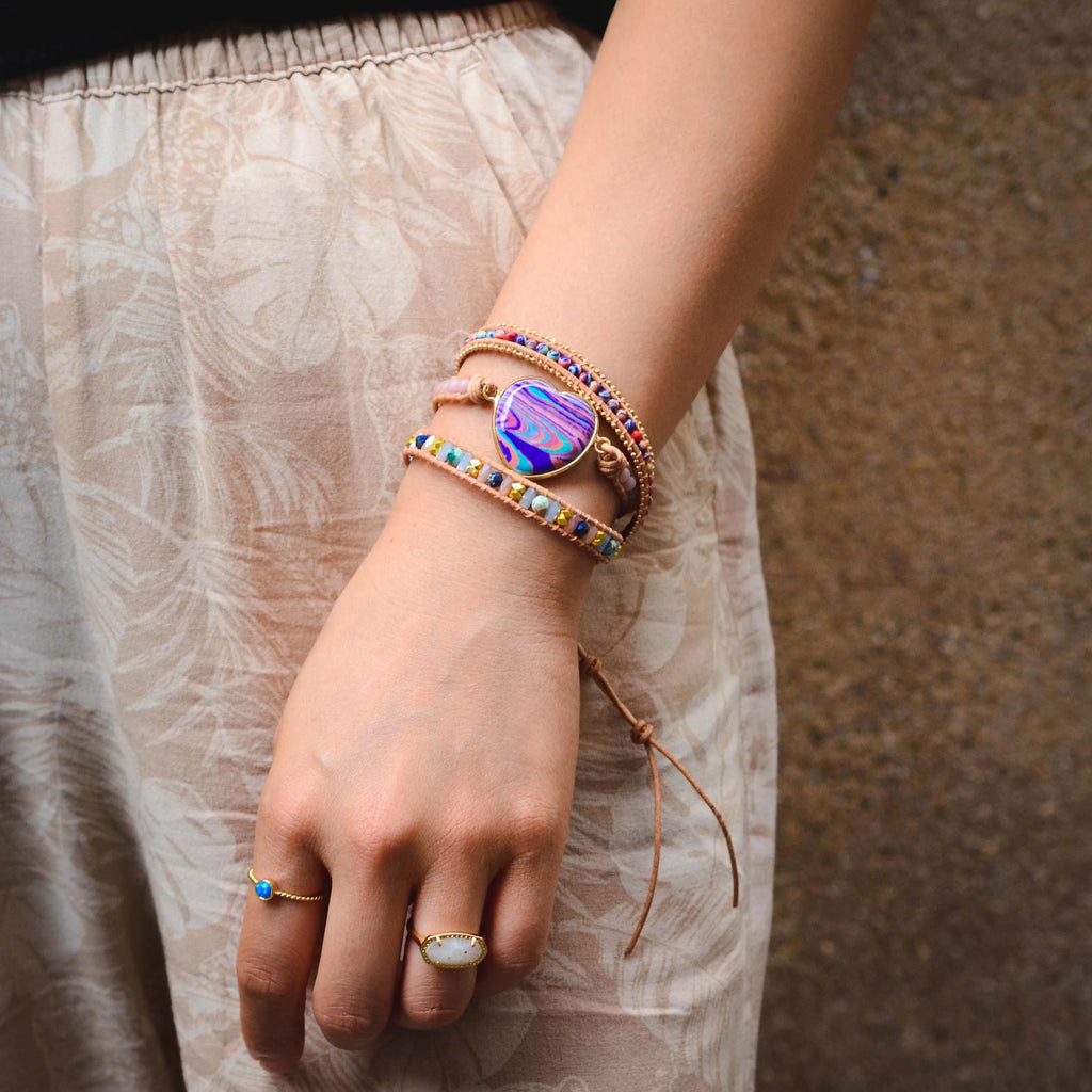 💖 Handgjort Emperor Sten Armband