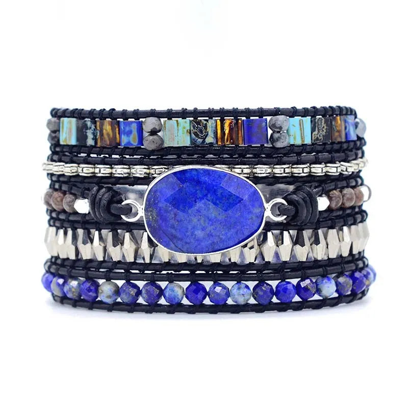 💎 Lapis Lazuli-stenar Armband