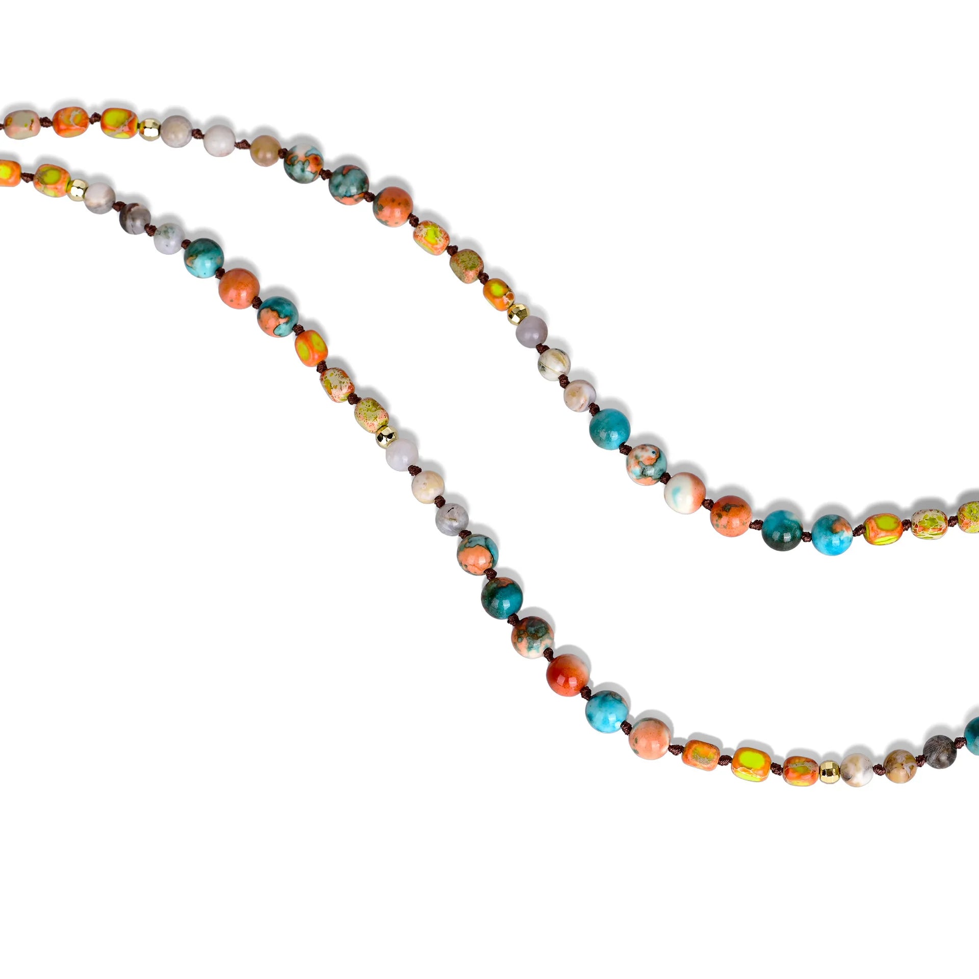 Boho Imperial Jasper Halsband