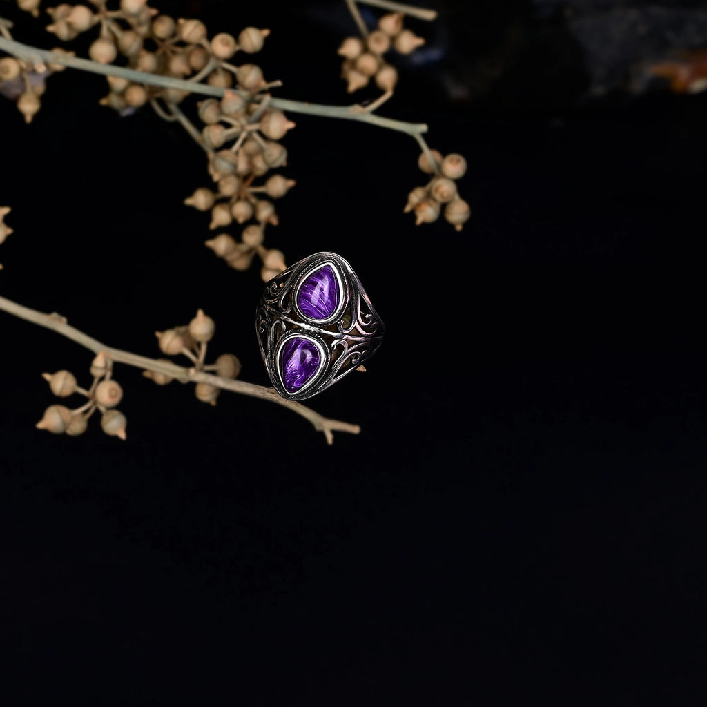 💜 Vintage Charoite Ring