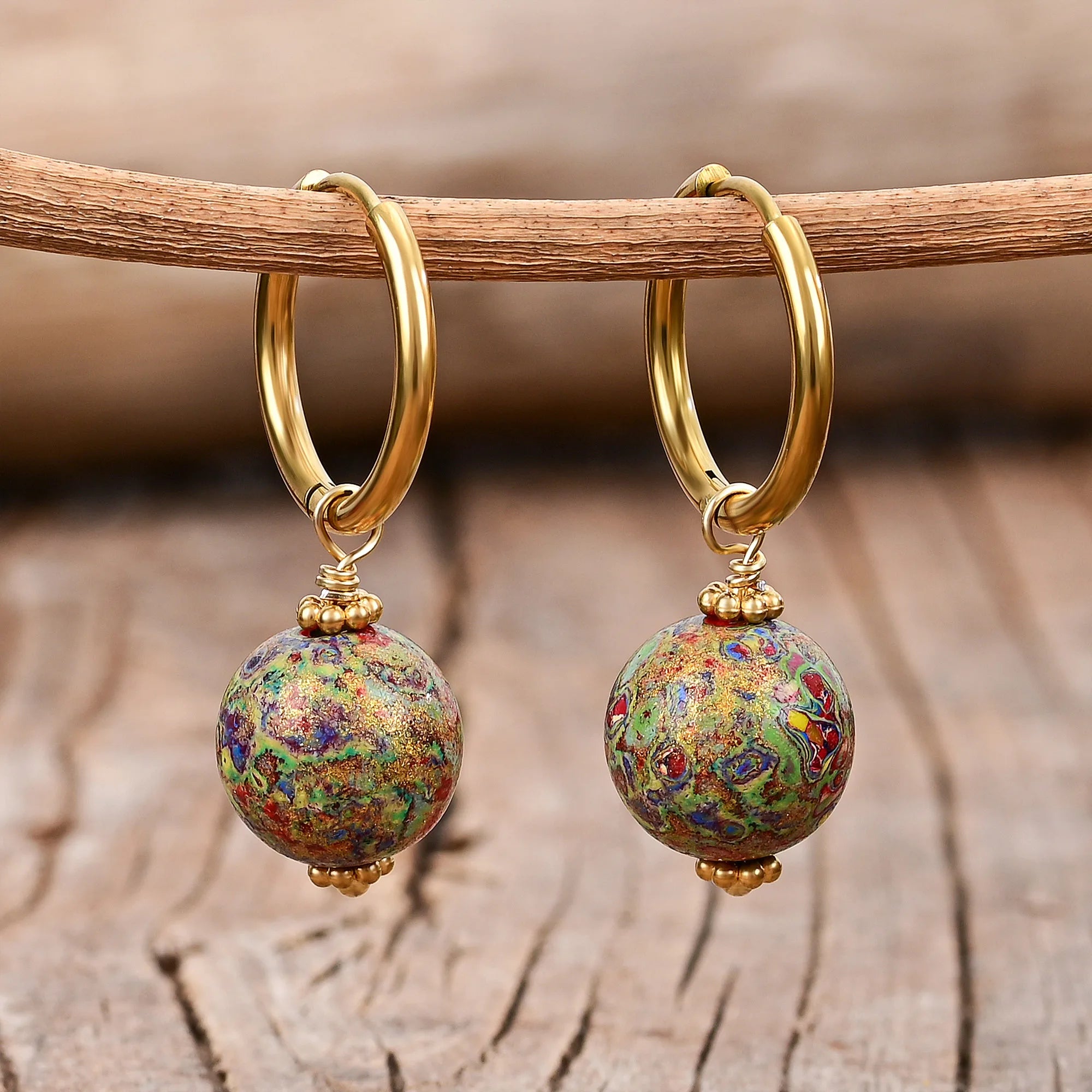 Bohemiska Dropp Örhängen