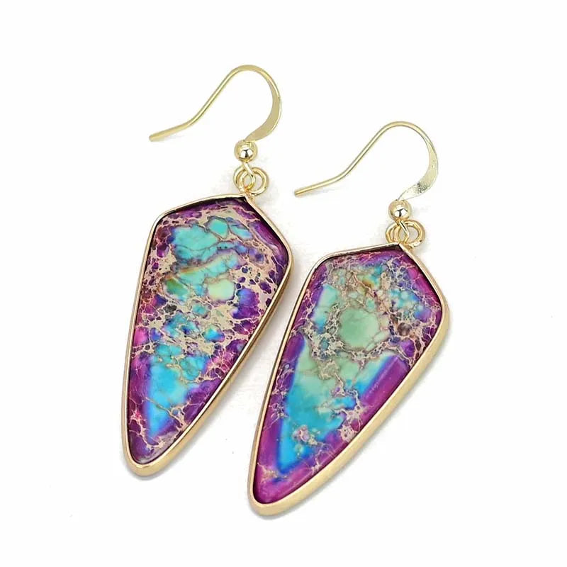 Imperial Jasper Arrow Örhängen