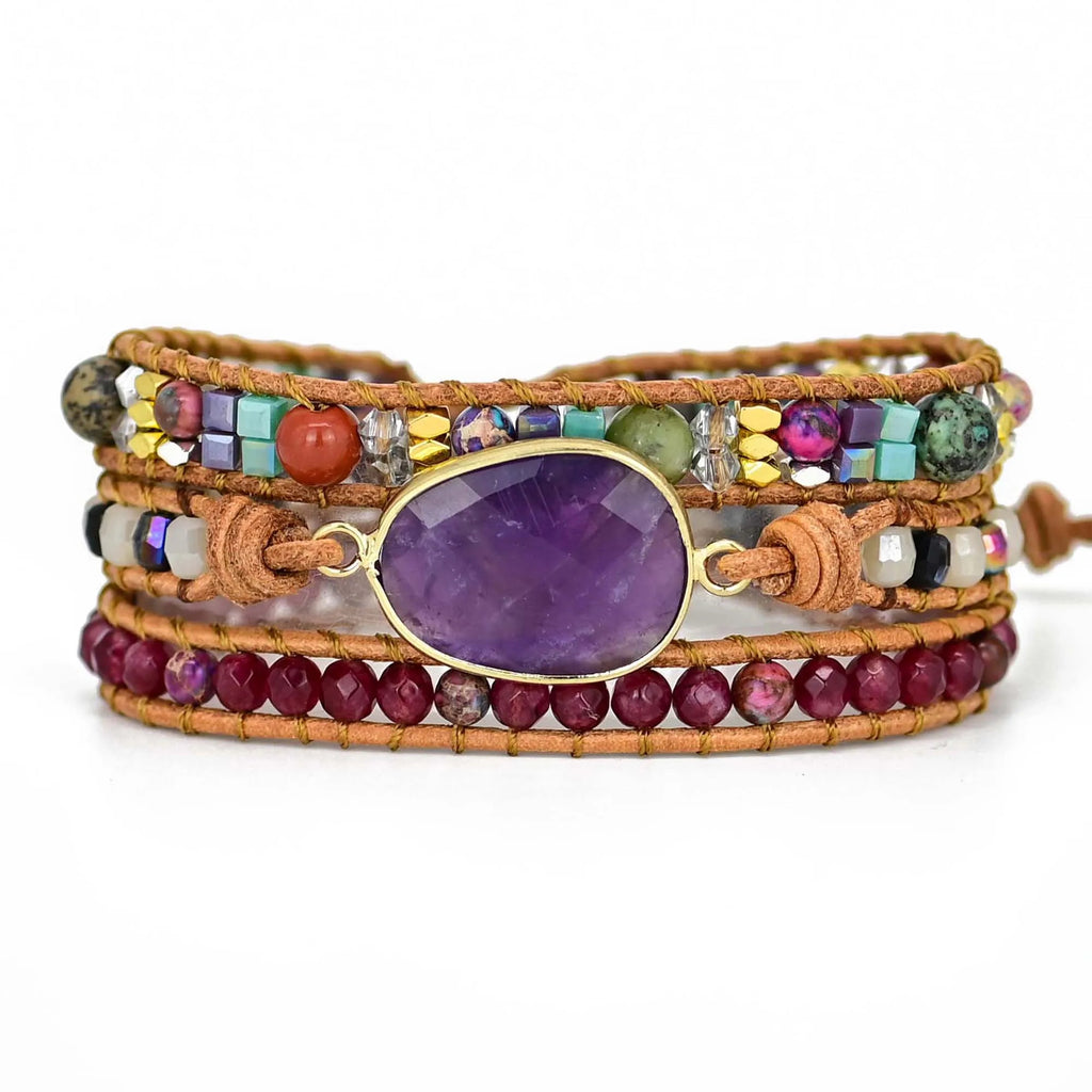 💜 Amethystens Magi Boho Armband