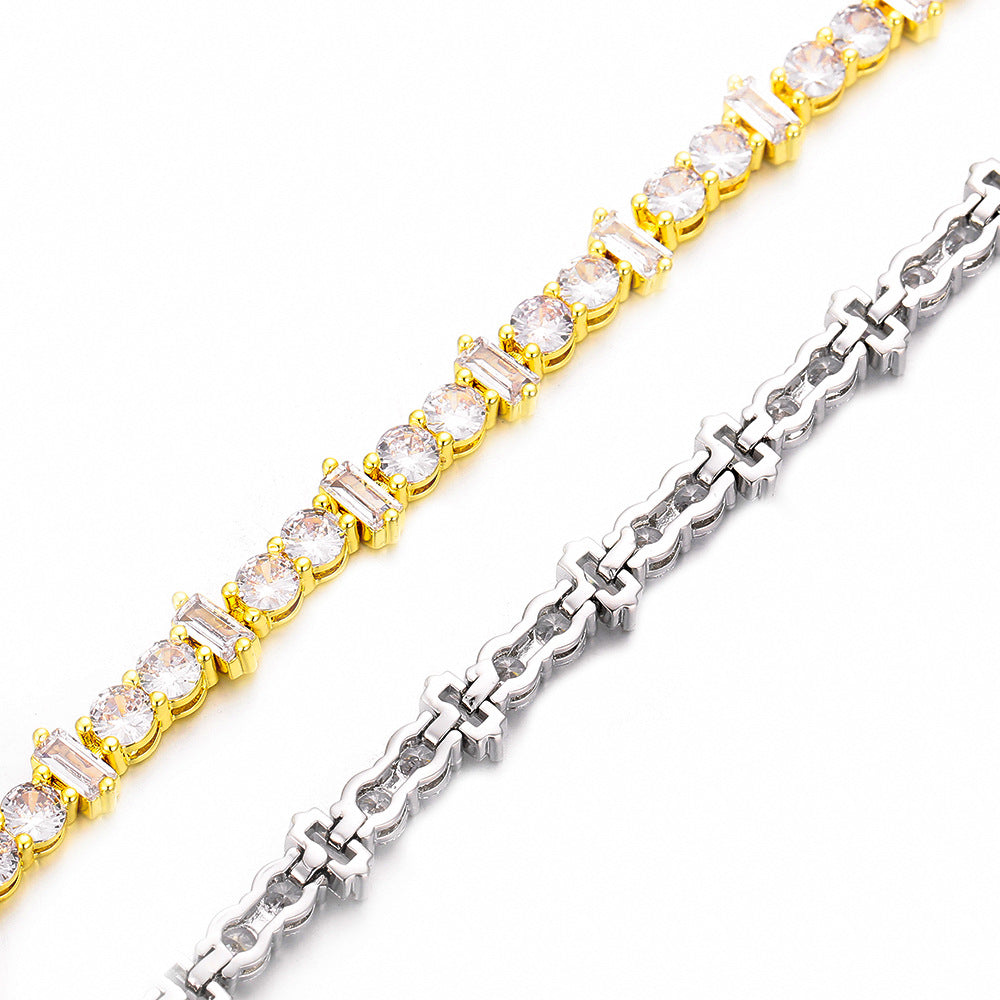 Enkelrad Hip Hop Tennis Armband