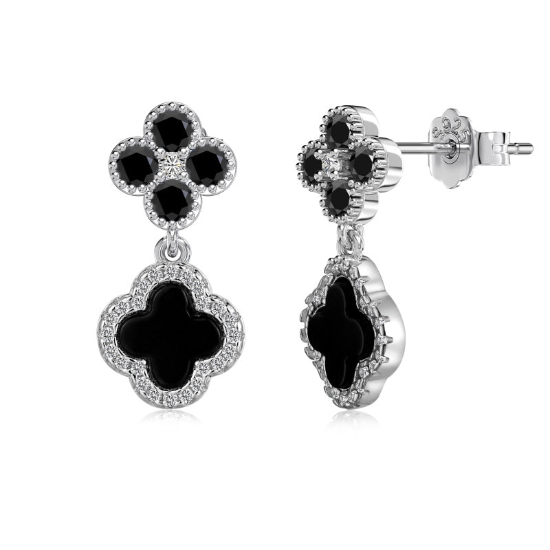 Svart Dubbis Örhängen