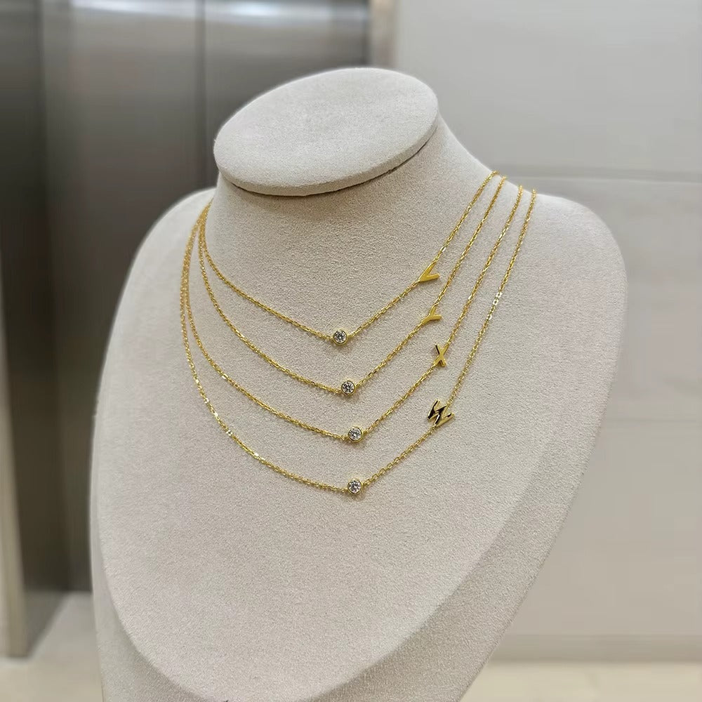 Zeffina Zircon Halsband