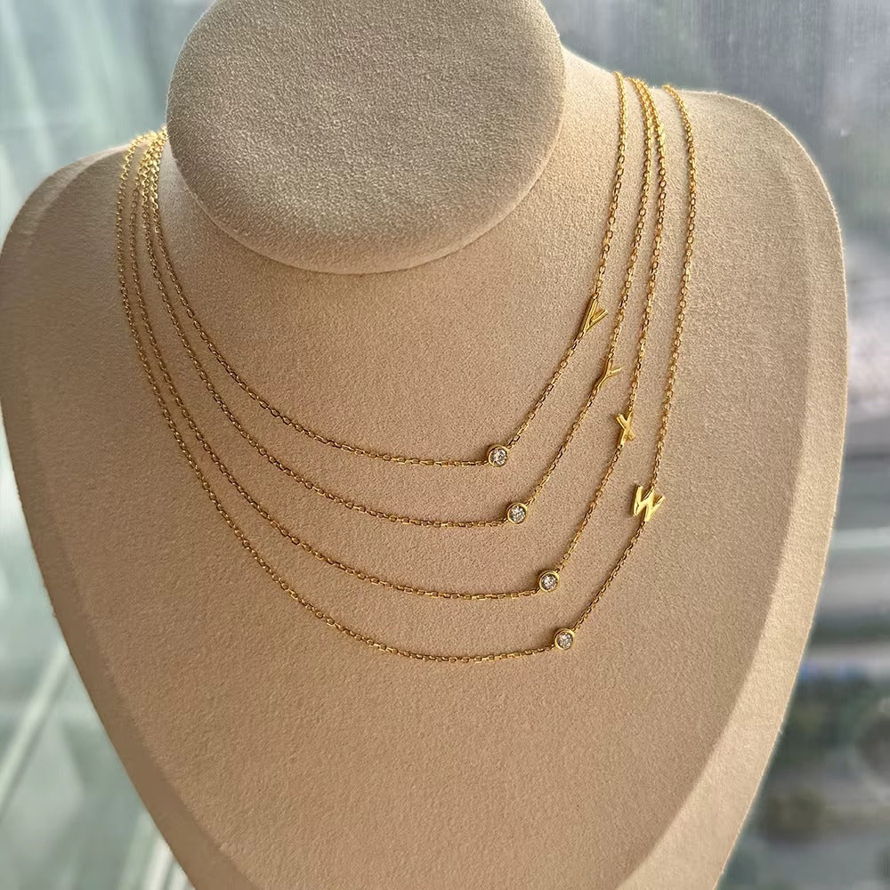 Zeffina Zircon Halsband