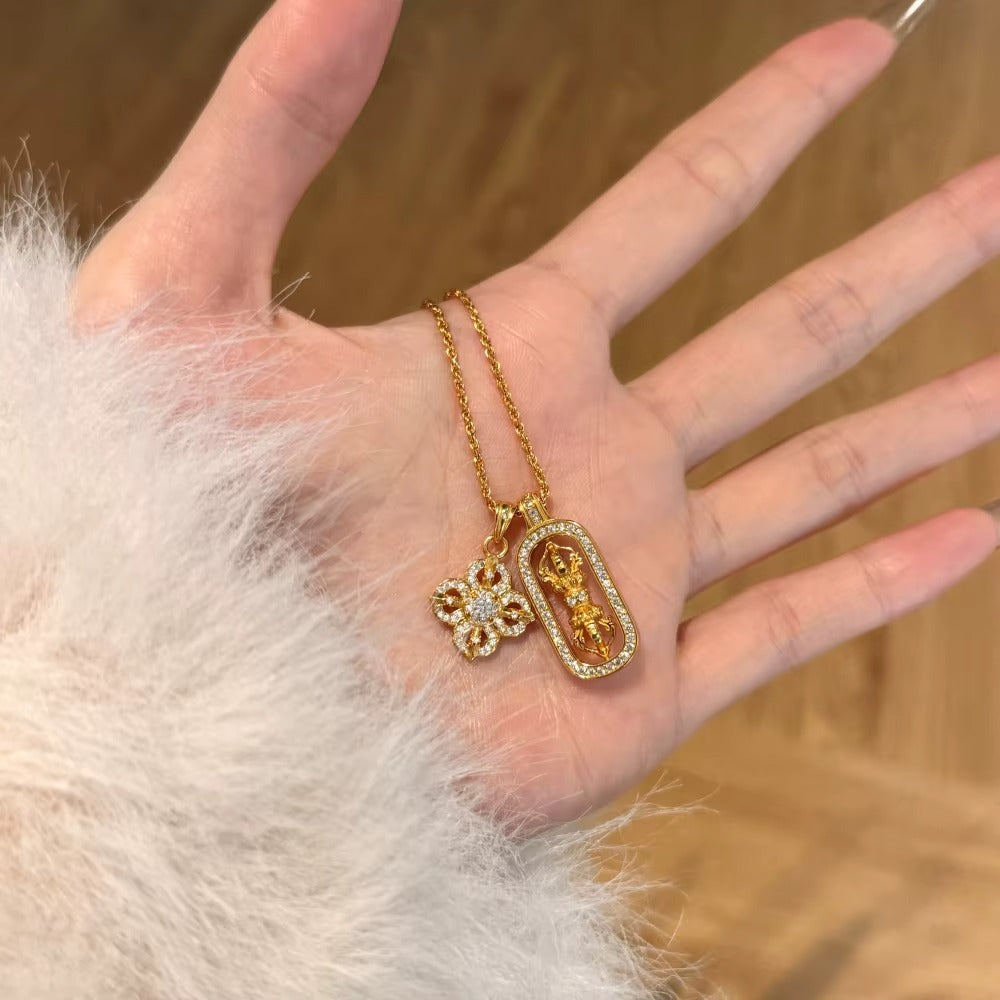 22K Guldpläterad Halsband