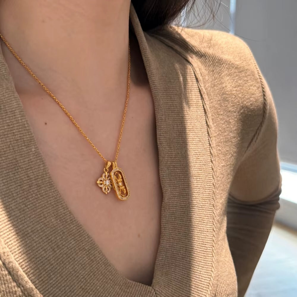 22K Guldpläterad Halsband