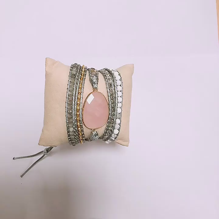 Kvarts Bohemiskt Armband